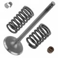 Caltric Exhaust Valve Kit Compatible With Honda 14721-hn7-900 14761-hn7-000 14751-hn7-000 12209-kl4-005