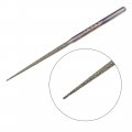 Uxcell Mini Diamond Burrs Bits Grinding Drill Carving Rotary Tool For Glass Stone Ceramic 2 35mm Shank 1 8mm Conial 5 Pcs