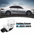 X Autohaux Car Bumper Pdc Reverse Parking Assist Sensor For Lexus Ls430 2001 2002 2003 2004 89341-50020 89341-50020-b1 White