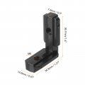 Uxcell L-shape Interior Joint Bracket 10pcs Inside Corner Connectors For 3030 Series Aluminum Extrusion Profile Black