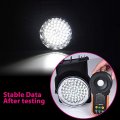 G-plus Hyper White Full Led Fog Lights Lamp Switch Left Right Compatible With Gmc Sierra 2003-2007 Pickup Truck Clear Lens