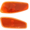 Front Marker Light Pair For 2015 To 2018 Jeep Renegade Driver And Passenger Side Dot Certified With Bulbs Replaces 68256050aa 