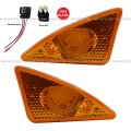 Niuparts Turn Signal Corner Lamp With Led Bulbs Driver Passenger Fit Kenworth T660 T600 T370 T270 T170