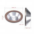 Uxcell 100x32x20x10x3mm Resin Bond Cup Diamond Grinding Wheel 100 Grit For Carbide Metal