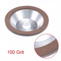 Uxcell 100x32x20x10x3mm Resin Bond Cup Diamond Grinding Wheel 100 Grit For Carbide Metal