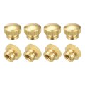 Brass Knurled Thumb Nuts M6x1mm Round Stepped Knobs Fasteners For 3d Printer Electronic Equipment 8pcs 