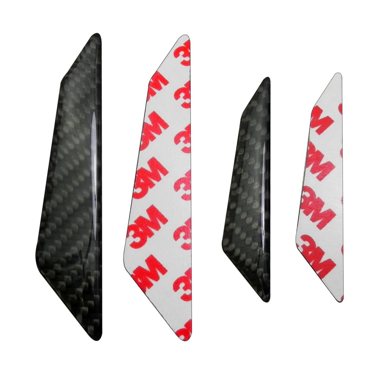 Ipick Image Ford Fusion Real Carbon Fiber Car Door Edge Guard 4 Protection Trims Stickers 4pcs Set