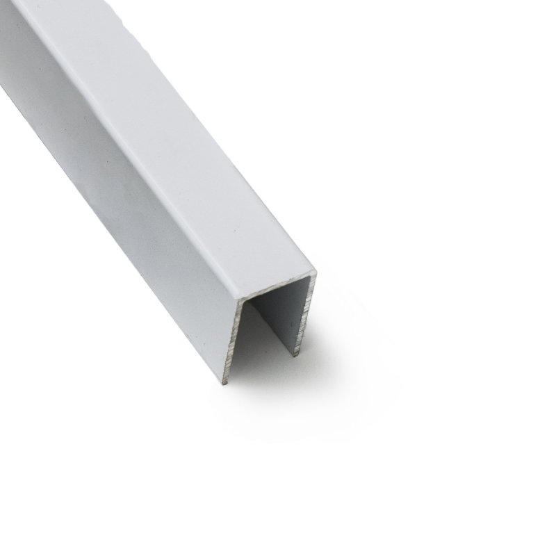 Sliding Screen Door Track Top U Channel 5 8 Wide X 1 Deep White 96
