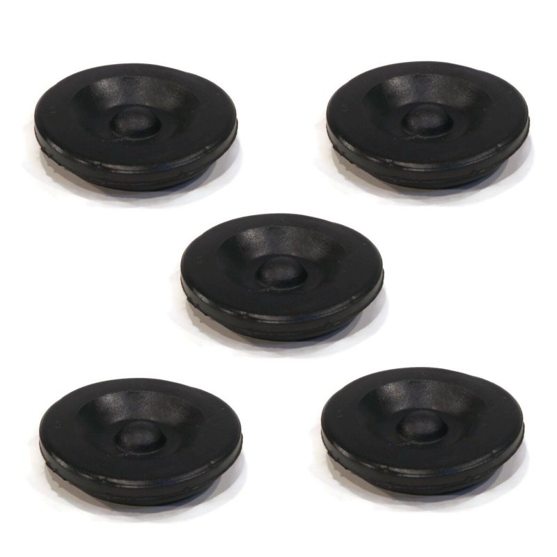 The Rop Shop Pack Of 5 Black Rubber Grease Plug Hub Dust Caps For Al-ko Trailer Camper Rv Axle