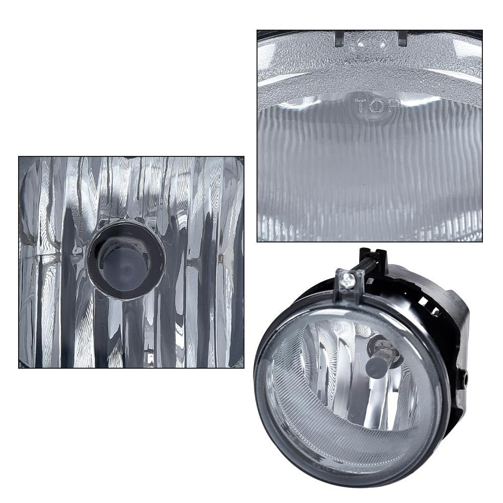 Fog Lights Bumper Lamps W Bulbs For Dodge Nitro 2005-2008 Fit Challenger 2008-2010 Caliber 2007-2009 Charger 2006-2009 Grand