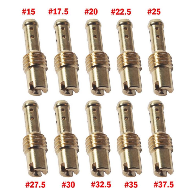 Teamwill 25pcs Brass Carburetor Main Jet Kit For Mikuni Vm22 Vm24 125 150 200 250 Atv Bike