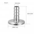 Benliu 304 Stainless Steel Kf25 Flange To 10mm Rubber Hose Barb Adapter For Vacuum Pipe Fitting 1pcs