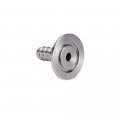Benliu 304 Stainless Steel Kf25 Flange To 10mm Rubber Hose Barb Adapter For Vacuum Pipe Fitting 1pcs