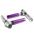 Ford Mustang 4th Gen Sn-95 Adjustable Aluminum Front Bump Steer Adjuster Kit Purple 