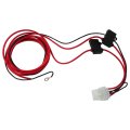 Third Brake And Dome Light Wiring Harness C90-907 Kit Universal Truck Cap With 5ft Fuse Holders Wire Tap Connectors 