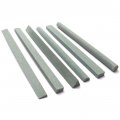 Atoplee 6pcs 150mm 6 Shape 180 Green Carbon Oil Stone Knife Whetstone Sharpening