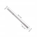 Uxcell 4mm Chucking Reamer Hss Cobalt M35 Lathe Machine D4 6 Straight Flutes Round Shank Milling Cutting Tool For Stainless