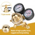 Betooll Nitrogen Regulator Gauge With 78 7 Hose 0-600 Psi Delivery Pressure Equipment Brass Inlet Outlet Connection Gauges