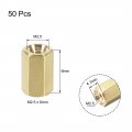 Uxcell M2 5x6mm Female-female Hex Brass Pcb Motherboard Spacer Standoff For Fpv Drone Quadcopter Computer Circuit Board 50pcs