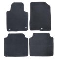 Velour Floor Mats For Hyundai Sonata 2015 2019 Custom Fit Front And Rear Black Carpet Liners Anti Slip All Season Full Set 