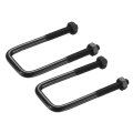 2 Sets M6 Square U-bolts5mm 0 98 Inner Width 70mm 2 76 Length 304 Stainless Steel U-clamp Bolt Electroplated With Nuts For 
