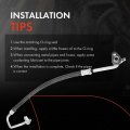 A-premium A C Discharge Line Hose Assembly Compatible With Ford Taurus X Mercury Sable 2008 V6 3 5l Compressor To Condenser