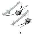 Ocpty Power Window Regulator With Motor Assembly Rear Right Rear Left Compatible 2000-2004 For Nissan Frontier Replaces Oe