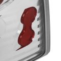Compatible With 2002-2005 Ford Explorer Pair Chrome Housing Altezza Style Tail Light Brake Reverse Lamps