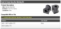 Marketplace Auto Parts Front To Frame Sway Bar Bushing Kit Compatible With 2003-2007 Cadillac Cts Base