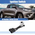 X Autohaux 1 Pcs 84450-35130 Ignition Switch Key For Toyota Hilux 4runner Pickup Black White