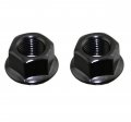 Lowrider 2 Hub Axle Nuts 3 8 X 26t Front Rear Black Set Of Pair Nut 