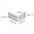 Uxcell 4set Inside Corner Bracket Gusset Kits 58x58x29mm 3060 Angle Connector For European 3030 Series Aluminum Profile Silver