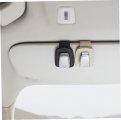 Favomoto 2 Pieces Car Ticket Mount Holders For Sun Visor Sunglasses Clip Sunglass Holder Shade