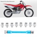 Motorcycle Spoke Wrench Motorbike Wheel Spanner Kit Cnc Set 5 0a 6 8 Length 93mm 3 7in For Most Blue