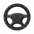 Wing Bahamas Flag Steering Wheel Cover Protector Elastic Neoprene Car Wrap Accessories Vehicle Auto Trucker Interior Decor Non