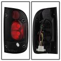 Acanii For 2001-2004 Toyota Tacoma Black Tail Lights Rear Brake Assembly Lamps Aftermarket Left Right 01 02 03 04