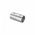 Uxcell Rail Pipe Fitting 2-way 60mm Length 304 Stainless Steel Straight Connector Polishing For 33mm 1 3 Od Handrail Railing