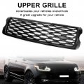 Topteng Upper Grille Fit For Land Rover Range Vogue L405 2013-2017 With Green Badge