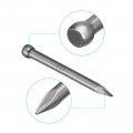 Uxcell Finishing Nails 50pcs 25mm 1 Inch Hand-drive Hardware Carbon Steel Nail Lost Head