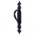 Borderland Rustic Hardware Door Pull 12 Inch Barn Handles Black Cast Iron Shed Gate Handle The Sonora Series 