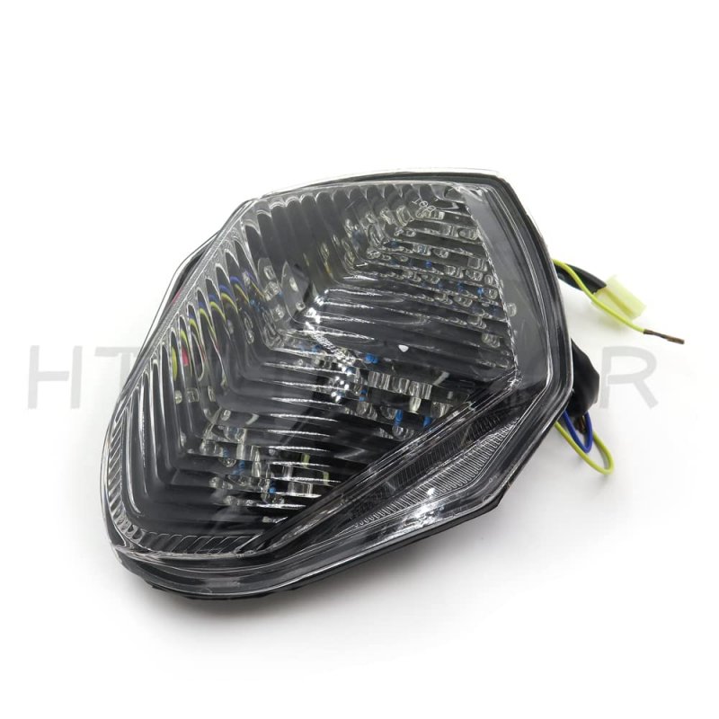 Tail Brake Light Turn Signals For Suzuki Gsxr1000 2003 2004 Clear Integrated Rear Assembly Waterproof Abs Plastic Mt033-cl