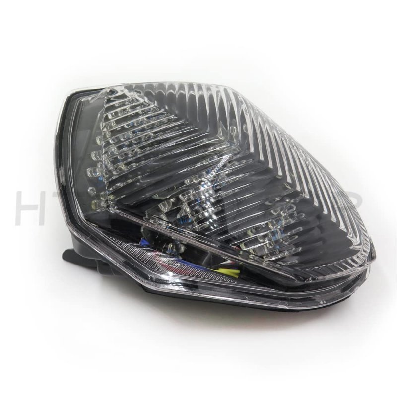 Tail Brake Light Turn Signals For Suzuki Gsxr1000 2003 2004 Clear Integrated Rear Assembly Waterproof Abs Plastic Mt033-cl