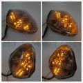 Httmt Mt033- Tail Brake Light Turn Signals Compatible With Suzuk Gsx-r Gsxr1000 2003 2004 Clear