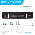 Front License Plate Bumper Bracket For Toyota 6 Secure Screws And Wrench Kit