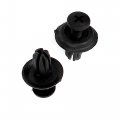 Uxcell 6mm Hole Plastic Rivets Screw Push Clips 100 Pcs