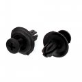 Uxcell 6mm Hole Plastic Rivets Screw Push Clips 100 Pcs