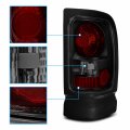 Amerilite Black Smoke Replacement Brake Tail Lights Set For 94-01 Dodge Ram Passenger And Driver Side