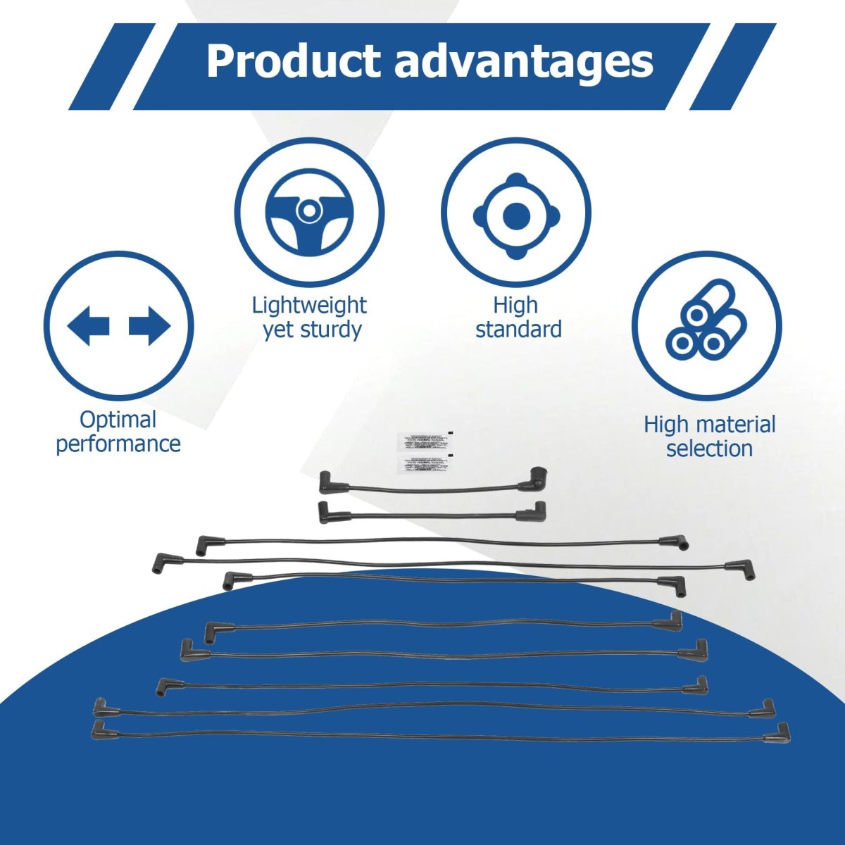 Spark Plug Wire Set Replacement For Volvo Penta V8 Engines Part Number