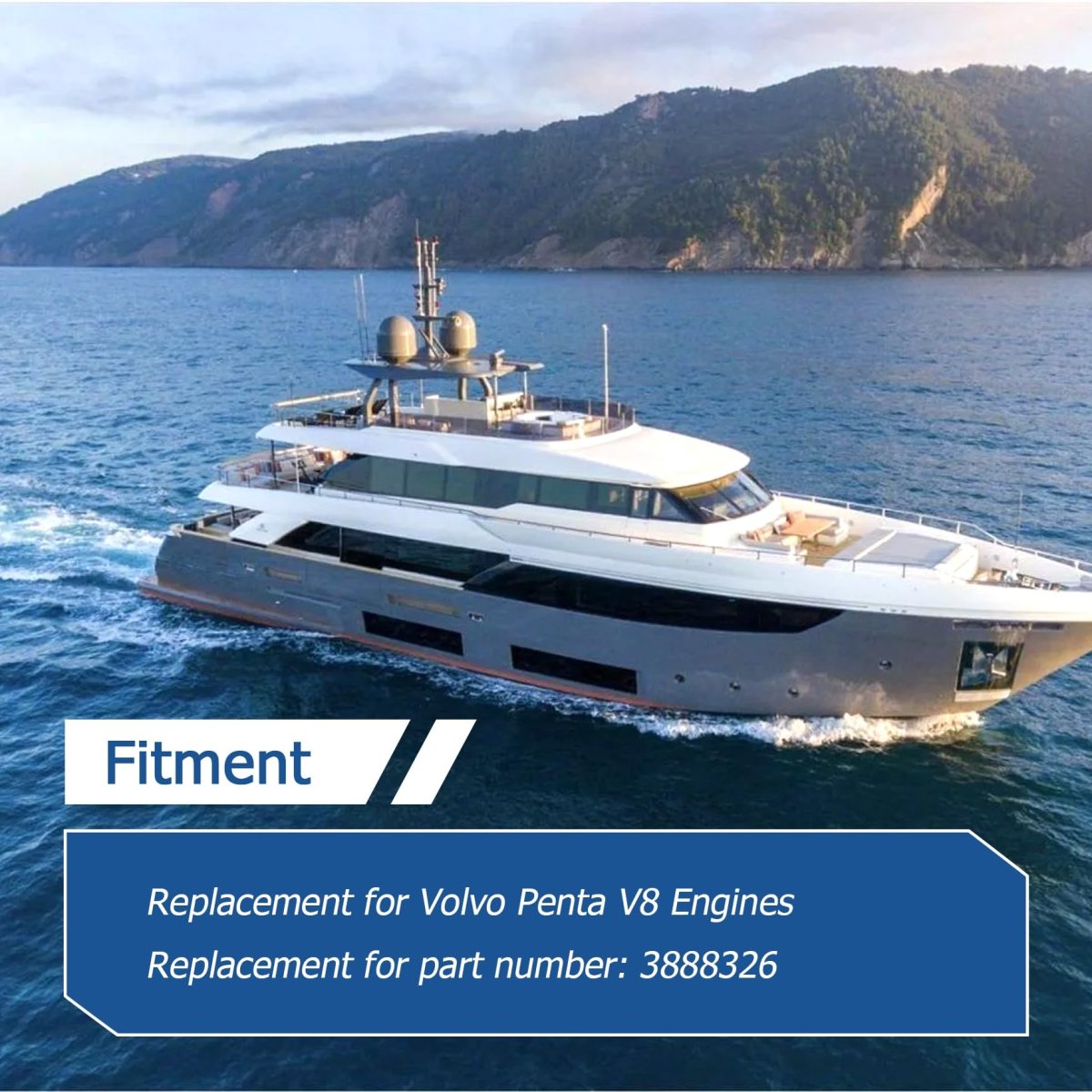 Spark Plug Wire Set Replacement For Volvo Penta V8 Engines Part Number