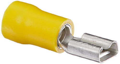 Vinyl Insulated Female Disconnect 12-10 Wire Size 250 X 0 032 Tab